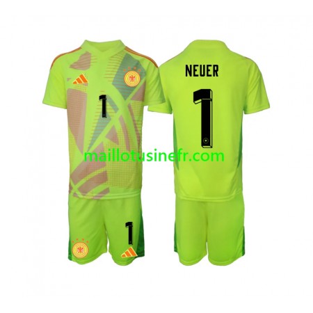 Maillot de Foot Allemagne Manuel Neuer 1 Extérieur Gardien UEFA EURO 2024 - Enfant